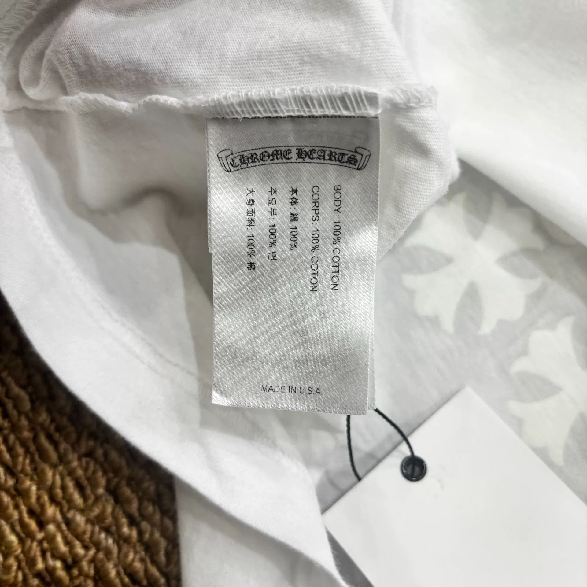 Chrome Hearts Chrome Hearts White Long Sleeve Shirt Size US XL / EU 56 / 4 - 4 Thumbnail