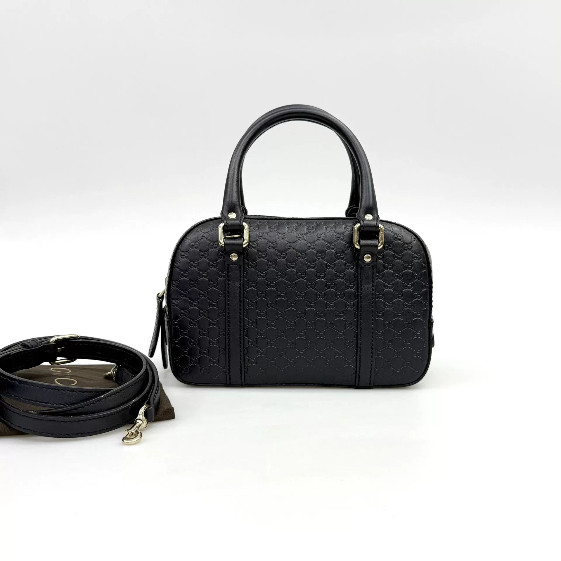 Gucci Gucci GG Embossed Leather Boston Bag Size ONE SIZE - 2 Thumbnail