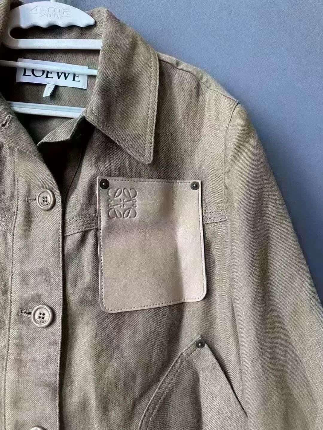 Loewe Loewe Brown Leather Tag Jacket Size US XS / EU 42 / 0 - 3 Thumbnail