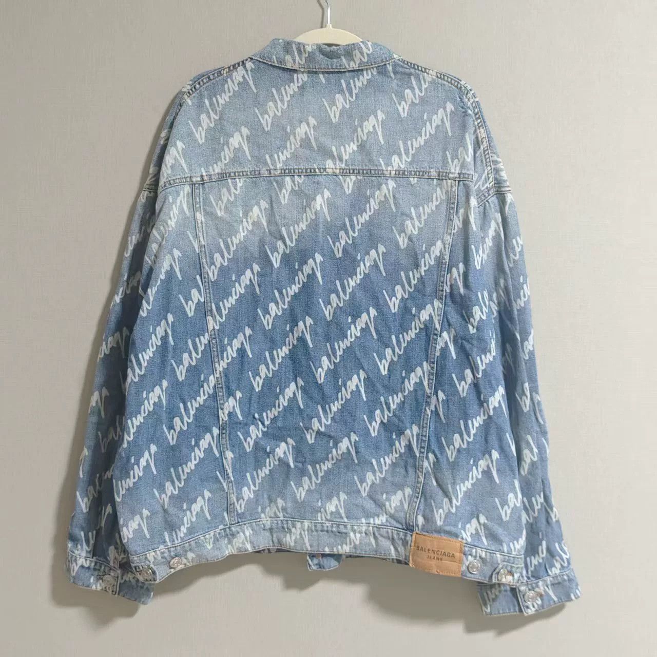 Balenciaga Balenciaga Blue Denim Jacket Size US L / EU 52-54 / 3 - 2 Thumbnail