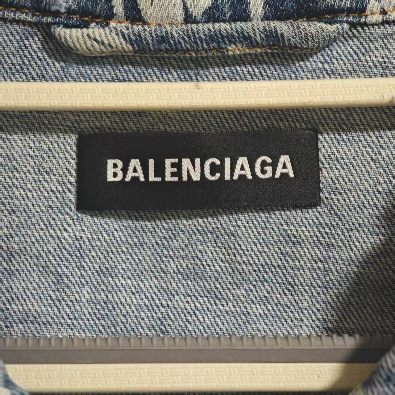 Balenciaga Balenciaga Blue Denim Jacket Size US L / EU 52-54 / 3 - 3 Thumbnail