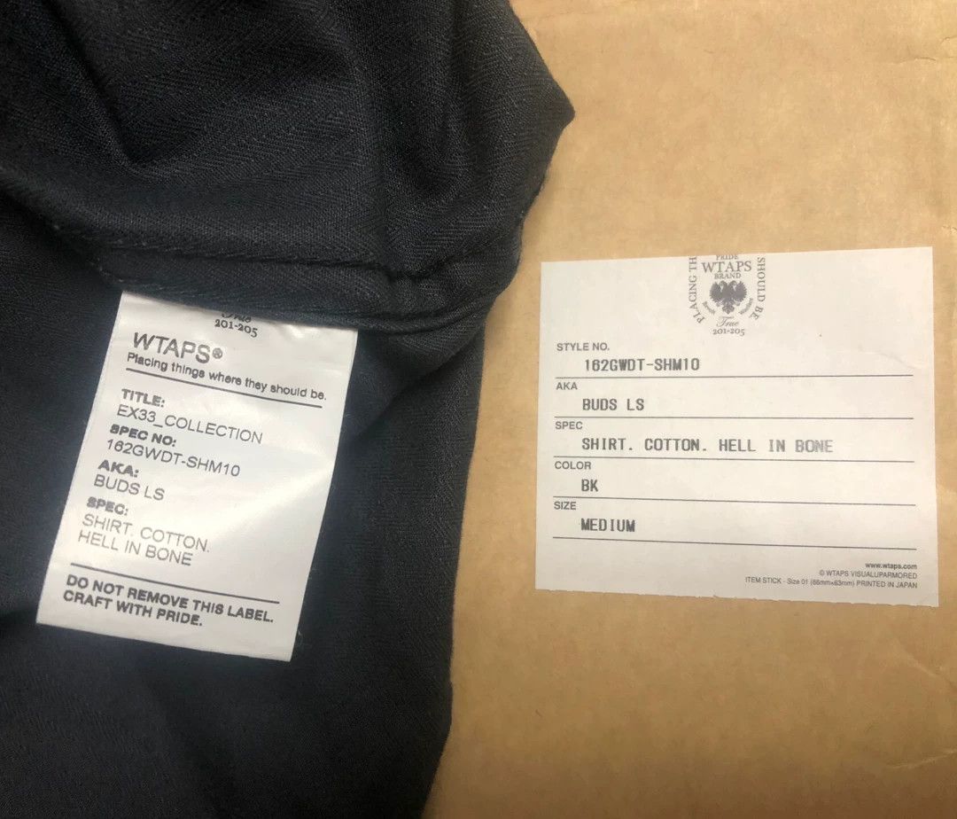 Wtaps WTAPS Buds LS Black Shirt M Size US M / EU 48-50 / 2 - 8 Thumbnail