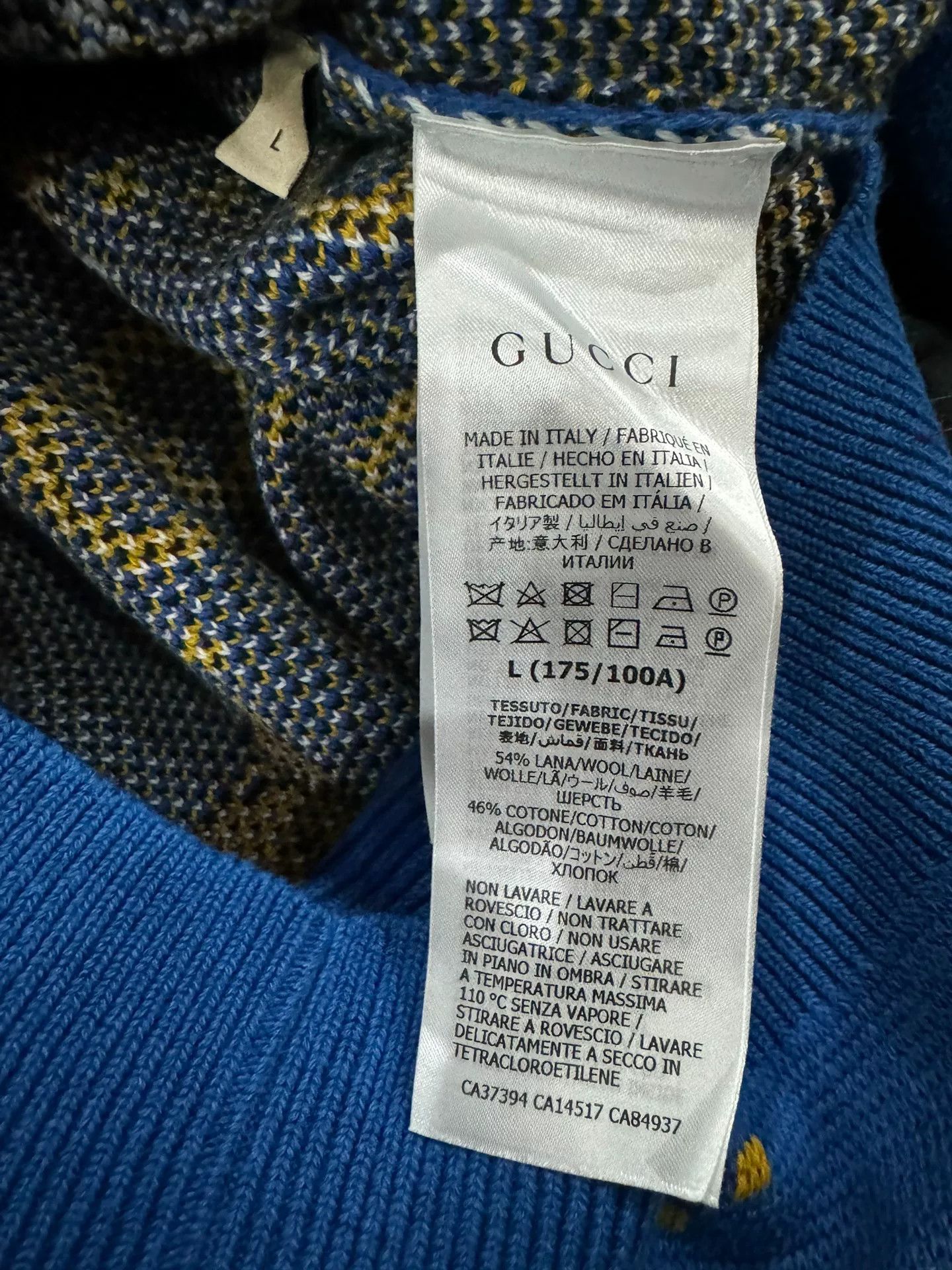 Gucci Gucci Kai collaborative wool sweater L size Size US L / EU 52-54 / 3 - 4 Thumbnail
