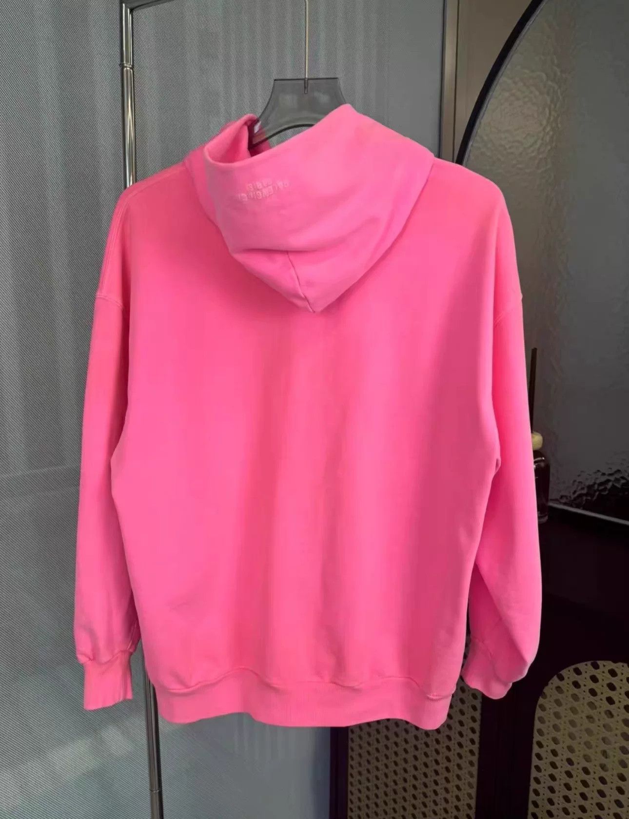 Balenciaga Balenciaga SS23 Pink Logo Zip Hoodie Size US XS / EU 42 / 0 - 2 Thumbnail