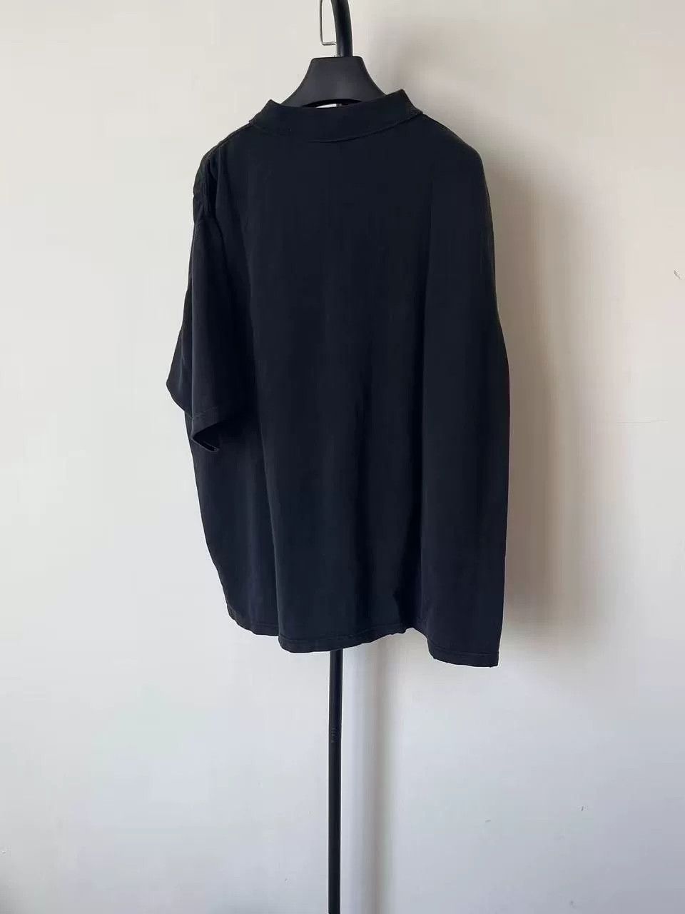 Balenciaga Balenciaga Laurel Solid Polo Shirt Size US M / EU 48-50 / 2 - 2 Thumbnail