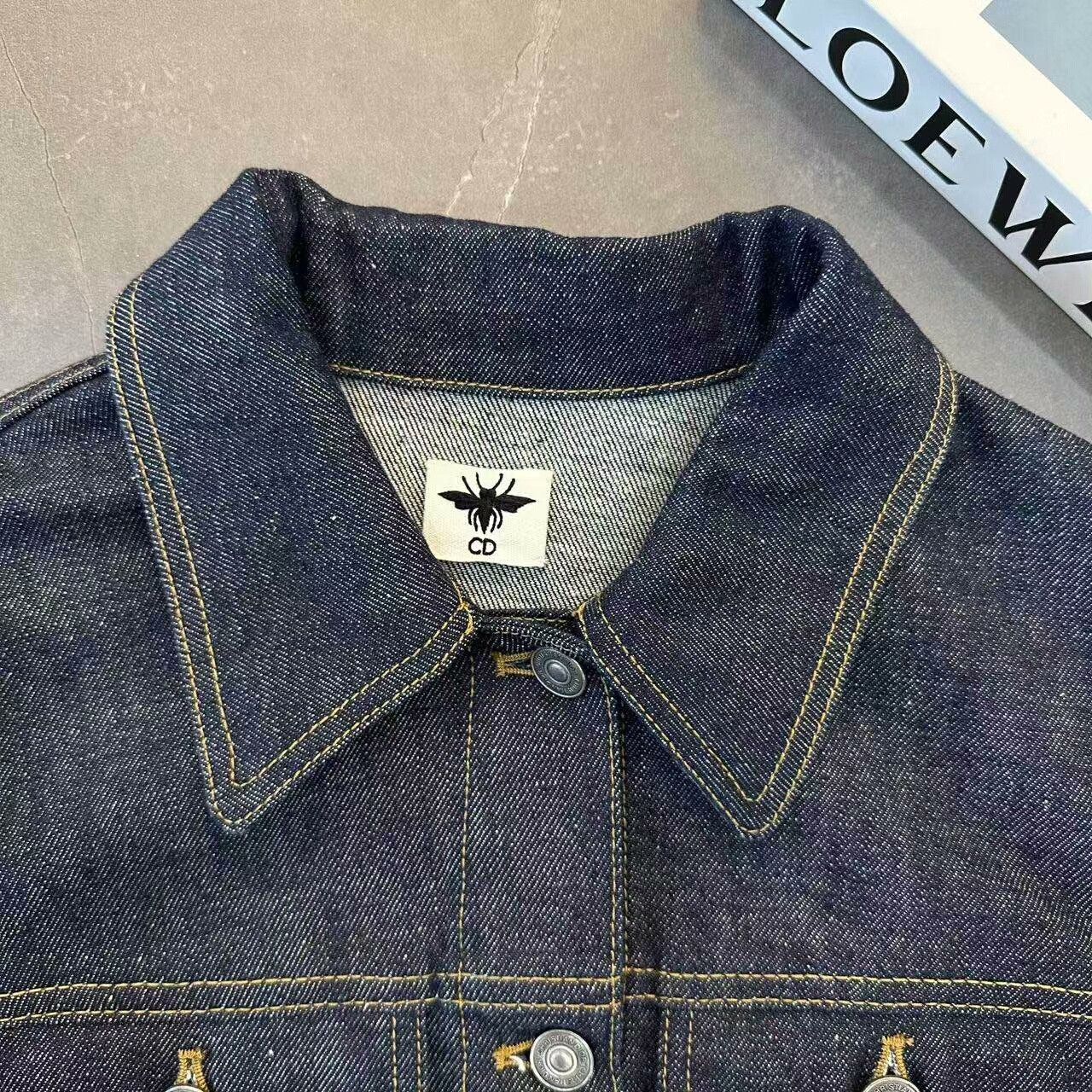 Dior dior cropped denim jacket size 38 Size US M / EU 48-50 / 2 - 3 Thumbnail