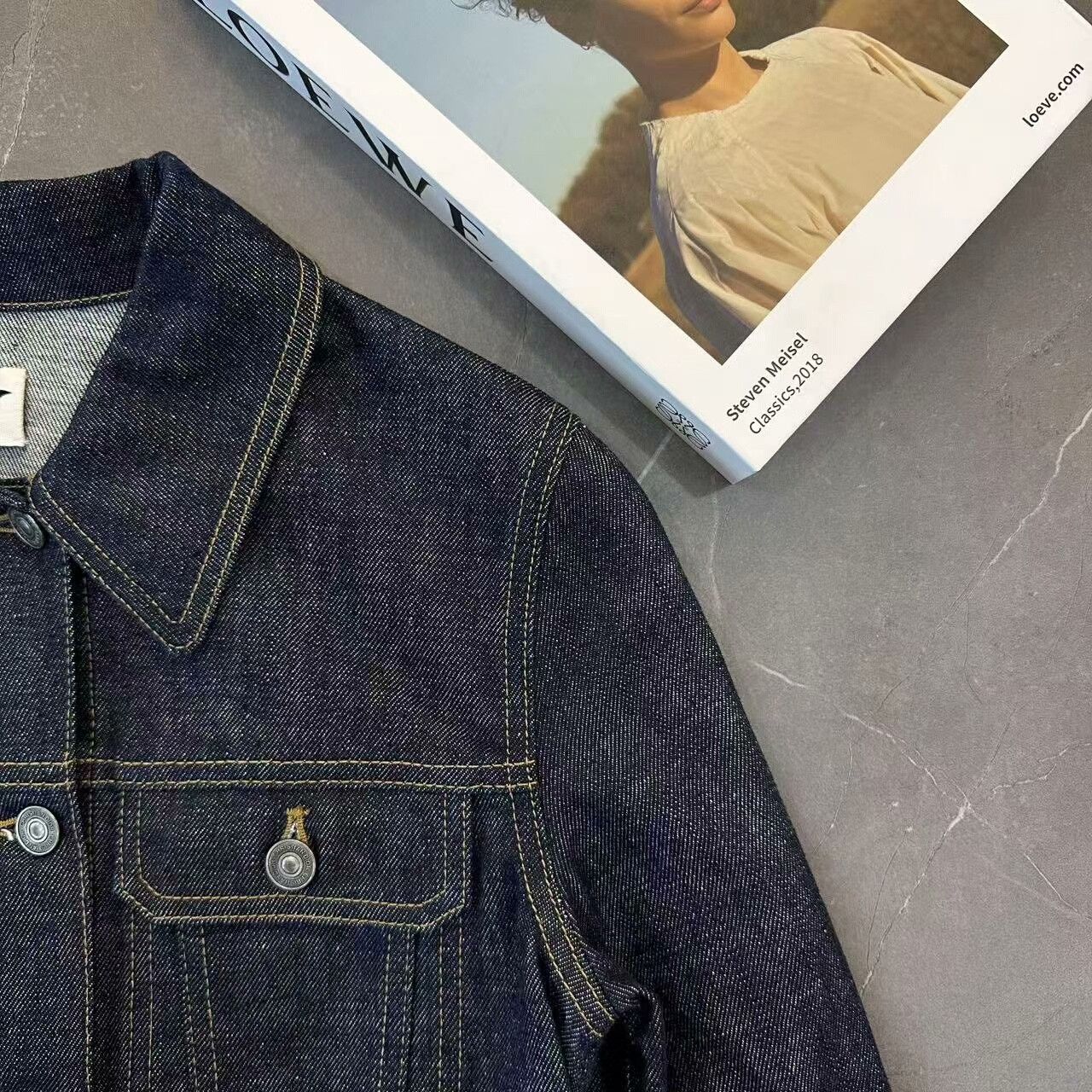 Dior dior cropped denim jacket size 38 Size US M / EU 48-50 / 2 - 5 Thumbnail