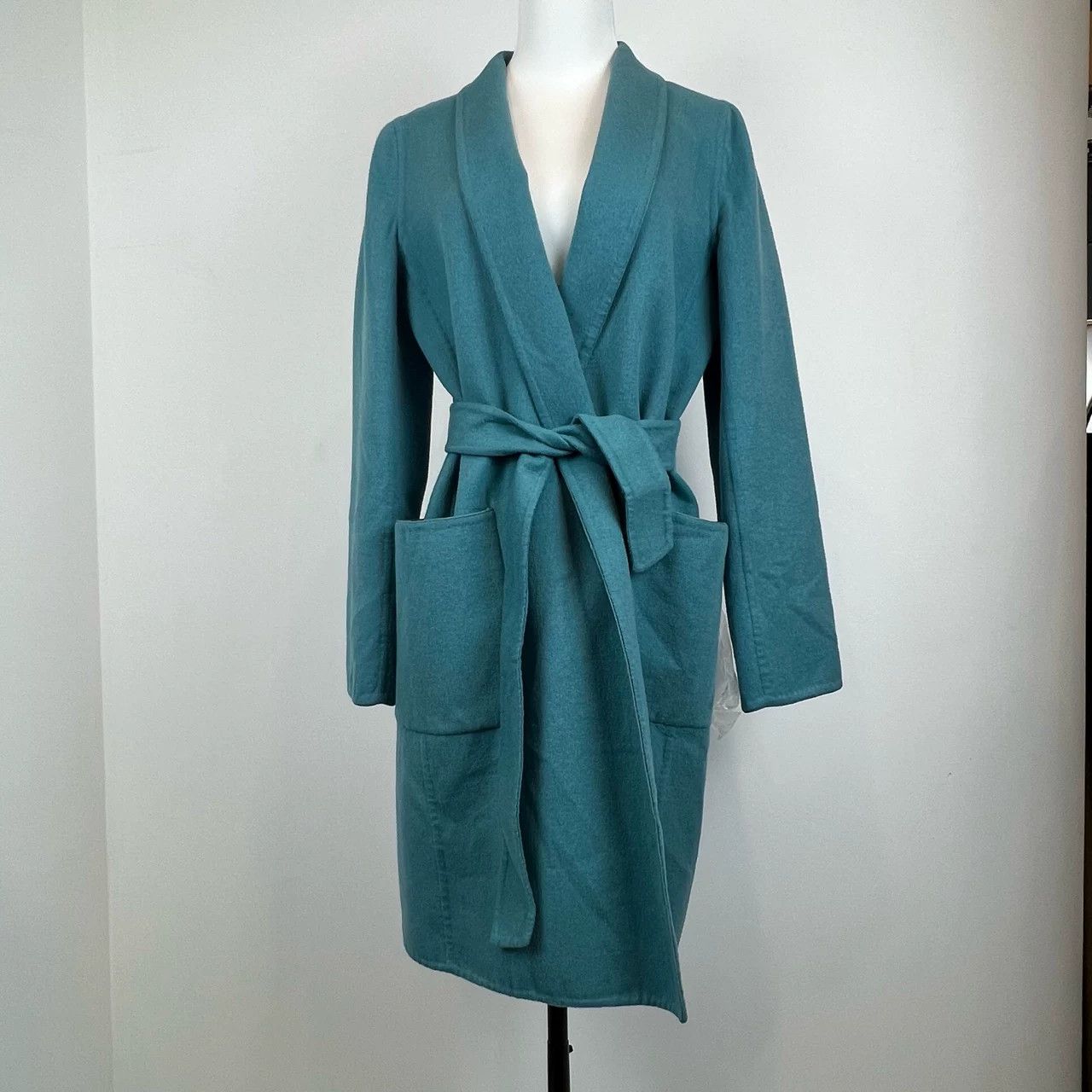 Max Mara maxmara lake blue wool coat 2409239 Size US S / EU 44-46 / 1 - 2 Thumbnail