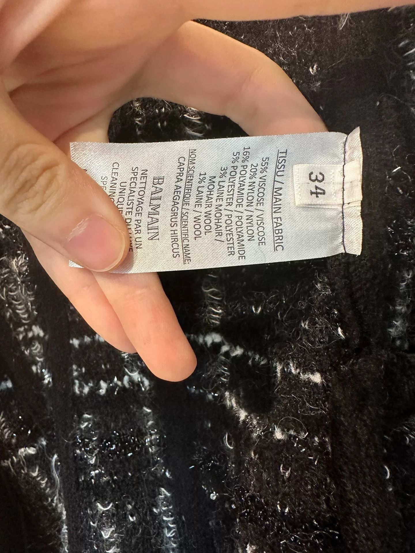 Balmain balmain wool blend blazer with unique pattern Size US S / EU 44-46 / 1 - 4 Thumbnail