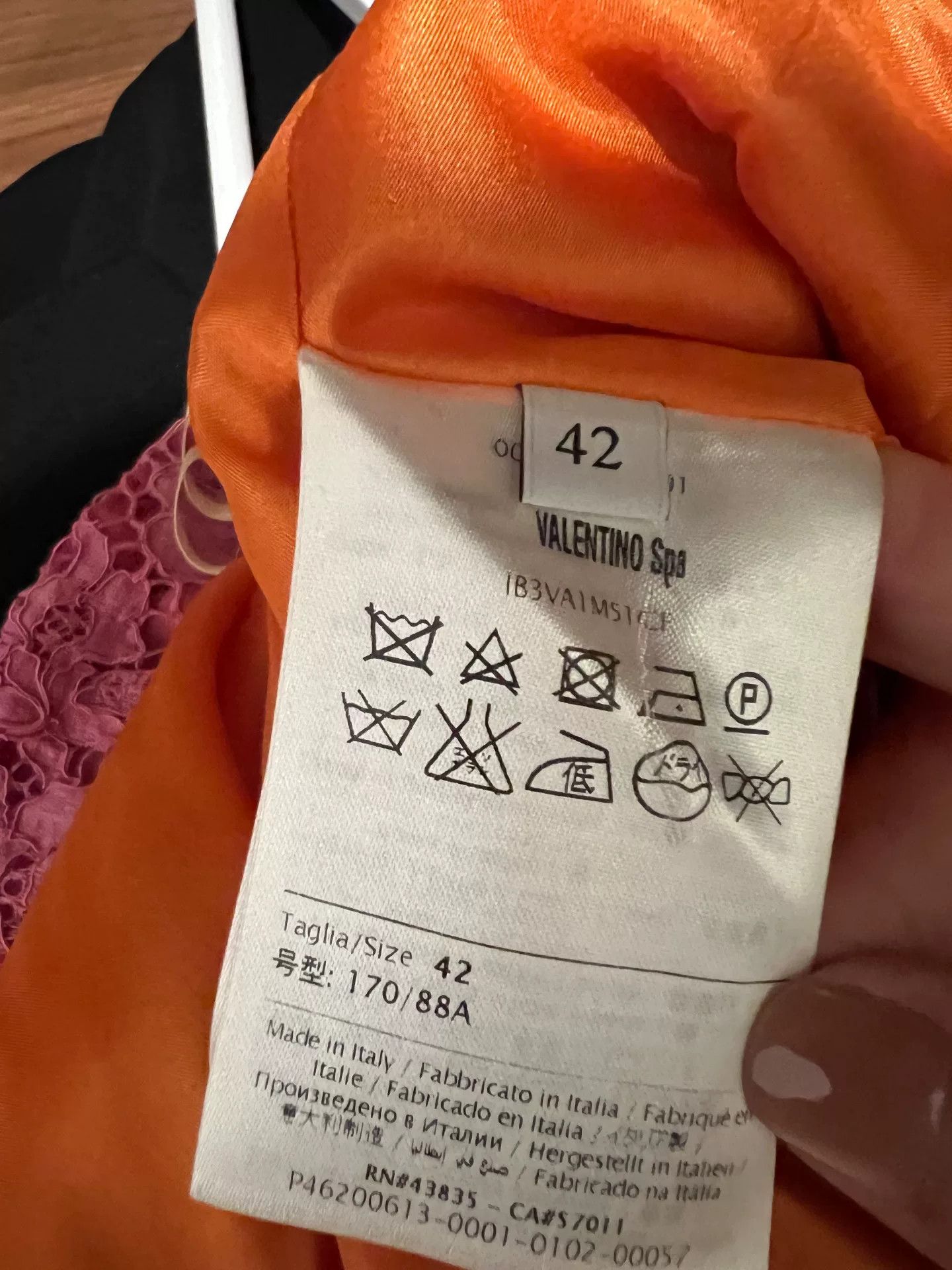 Valentino valentino orange princess style dress Size M / US 6-8 / IT 42-44 - 4 Thumbnail