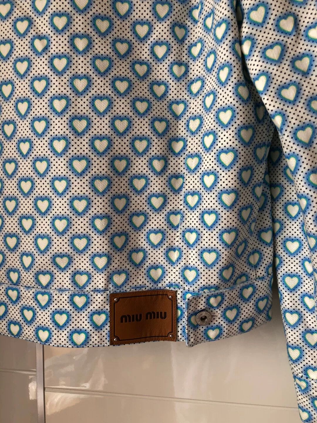 Miu Miu miumiu denim jacket runway edition Size US M / EU 48-50 / 2 - 6 Thumbnail