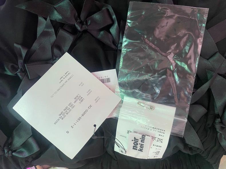 Comme des Garcons Comme des Garcons Noir Kei Ninomiya Bow Skirt Size US 26 / EU 42 - 5 Thumbnail