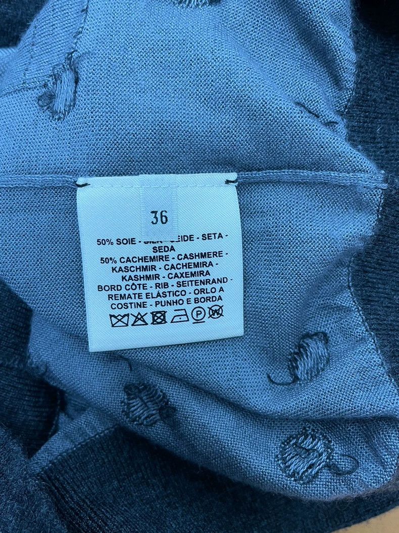 Hermes Hermes Gray Cashmere Knit Short Sleeve Size US S / EU 44-46 / 1 - 5 Thumbnail