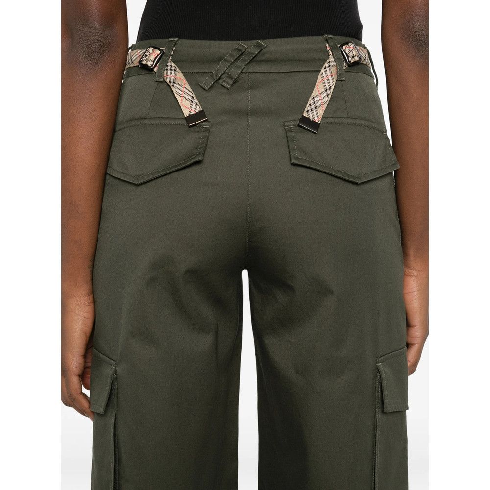 Burberry Burberry GREEN Trousers - Straight Trousers Size 30" / US 8 / IT 44 - 2 Thumbnail