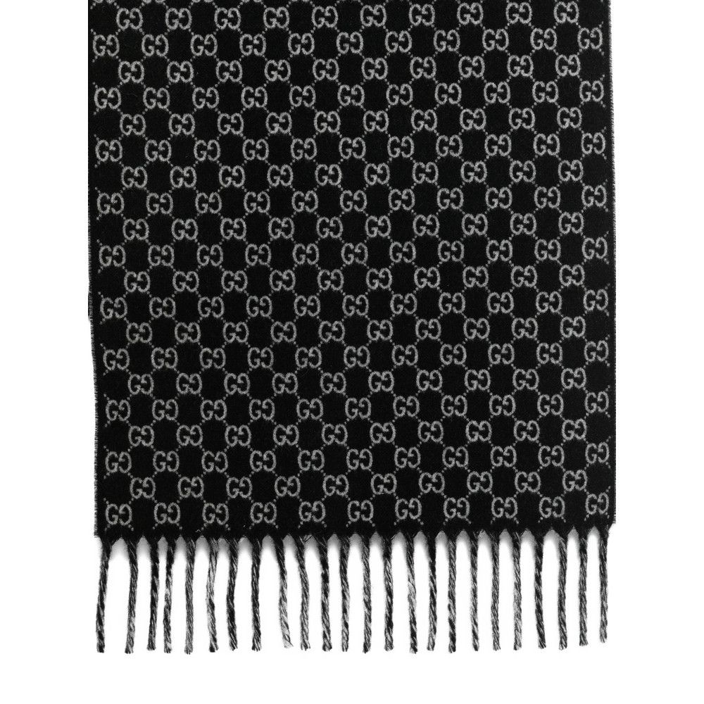 Gucci Gucci BLACK Scarves Size ONE SIZE - 2 Thumbnail