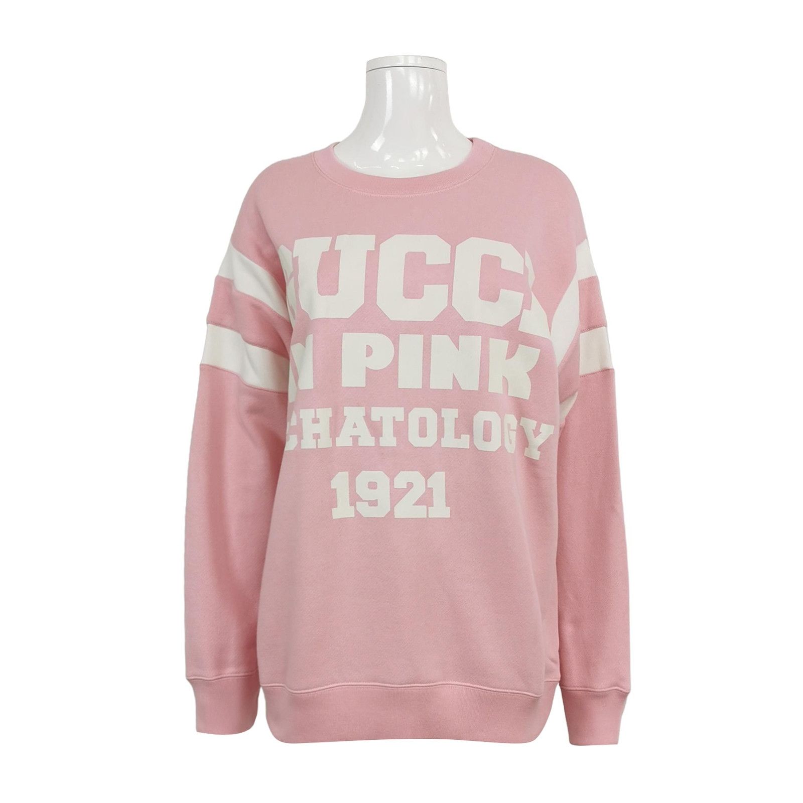 Gucci Gucci Pink 'Gucci in Pink 1921' Print Sweatshirt S Size S / US 4 / IT 40 - 2 Thumbnail