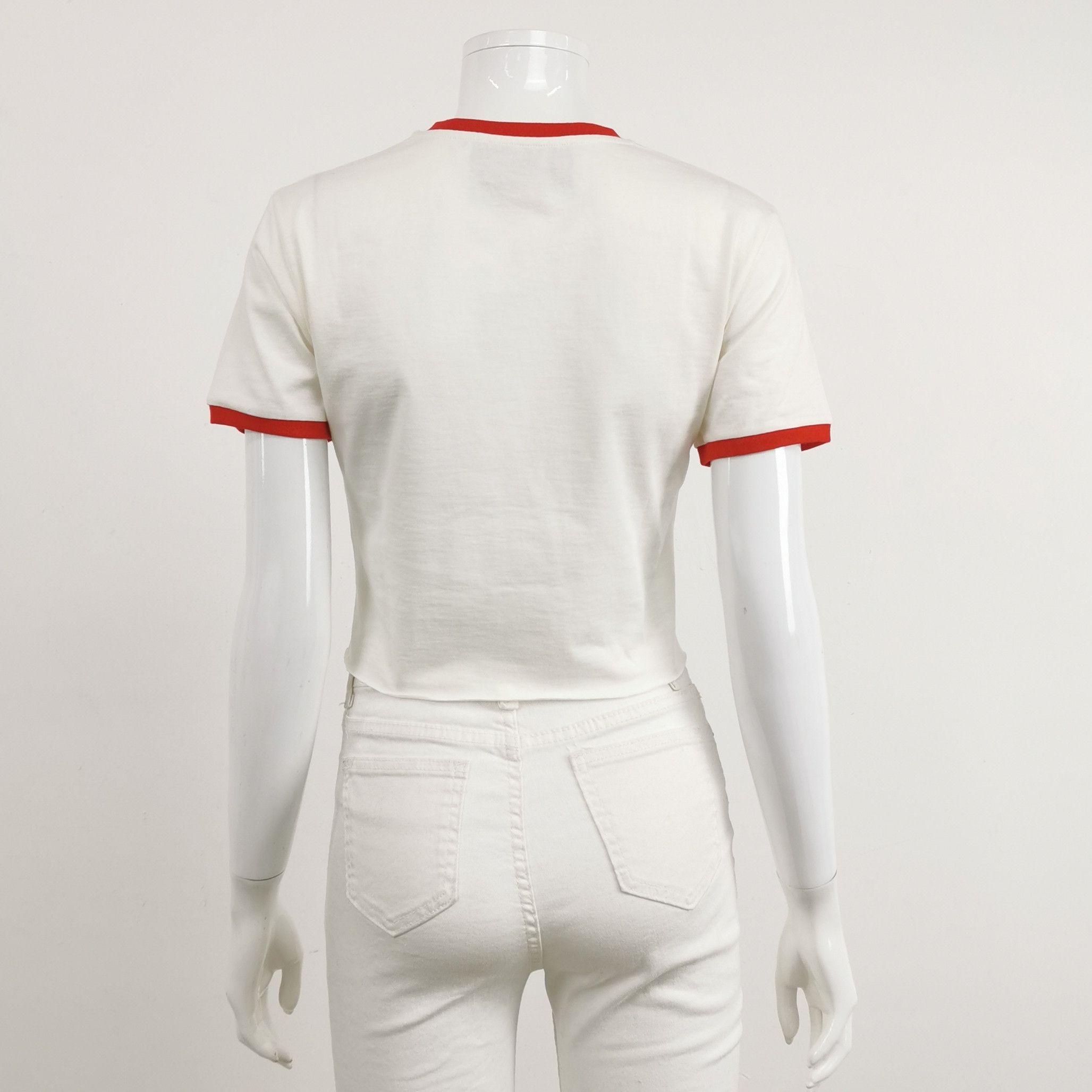 Gucci Gucci x adidas Cropped V-Neck Logo Top XS Size XS / US 0-2 / IT 36-38 - 3 Thumbnail