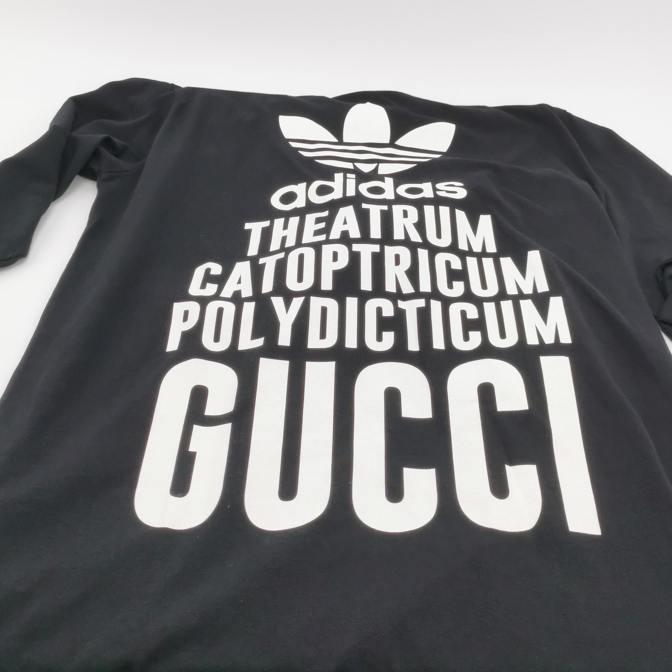 Gucci Gucci x adidas Cotton Logo Long Sleeve T-Shirt XXS Size XXS / US 00 / IT 34 - 8 Thumbnail