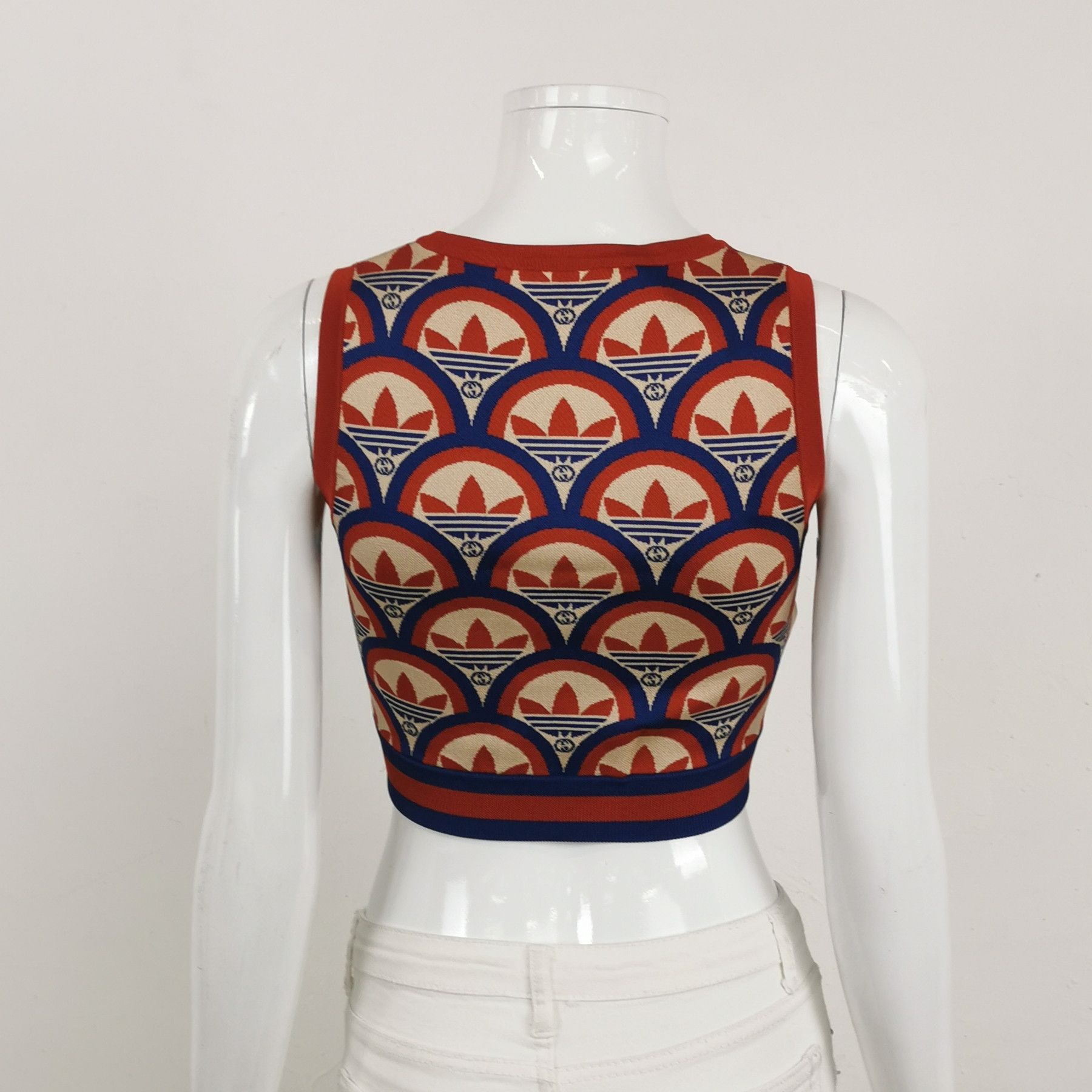 Gucci Gucci x adidas Clover Interlocking G Tank Top XS Size XS / US 0-2 / IT 36-38 - 4 Thumbnail