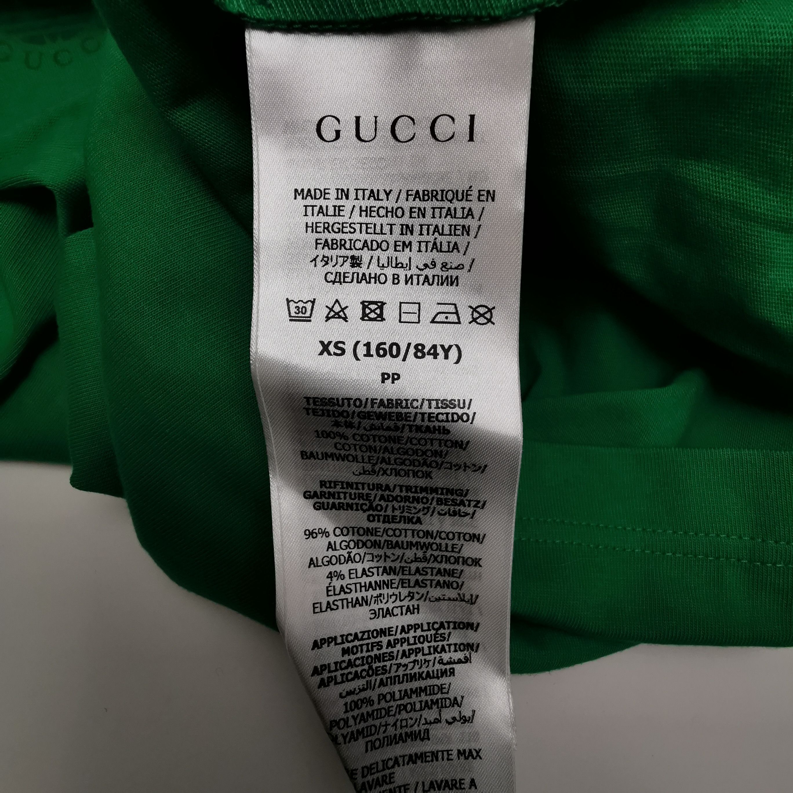 Gucci Gucci x Adidas Collaboration Green T-Shirt XS Size XS / US 0-2 / IT 36-38 - 16 Thumbnail