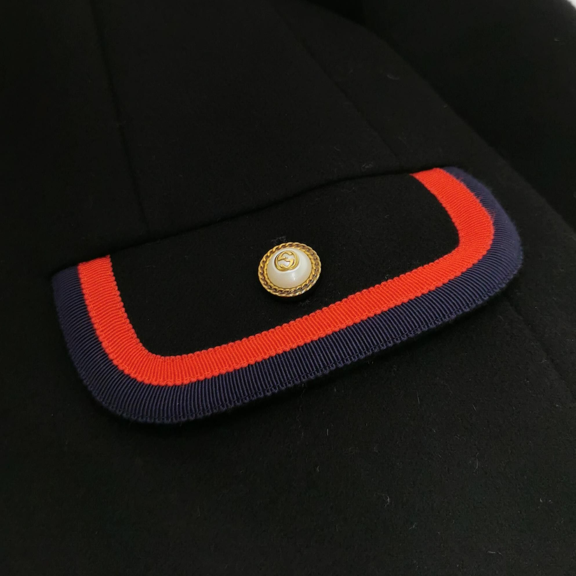 Gucci Gucci Wool Colorblock Round Neck Coat S Size M / US 6-8 / IT 42-44 - 6 Thumbnail