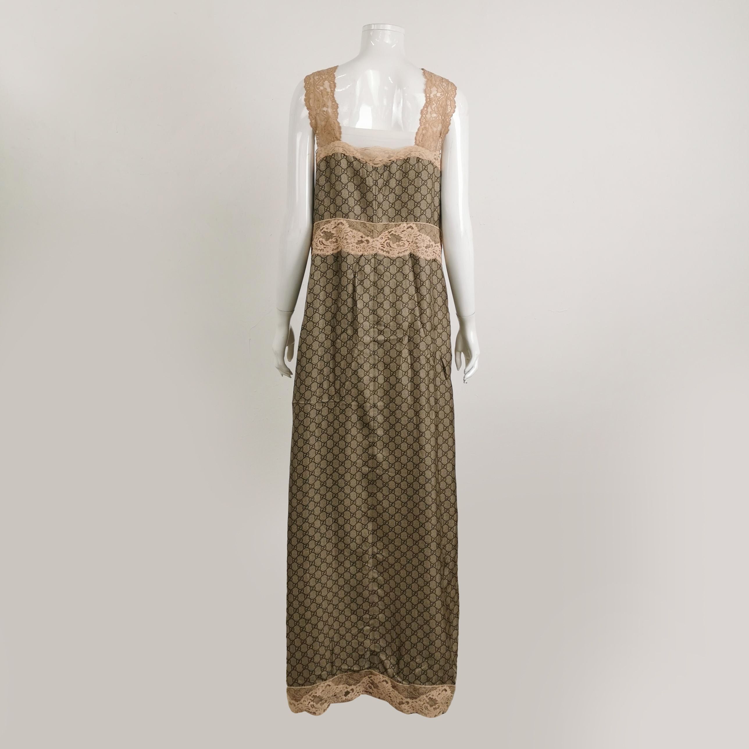 Gucci Gucci Silk GG Monogram Dress L/44 Size XL / US 12-14 / IT 48-50 - 3 Thumbnail