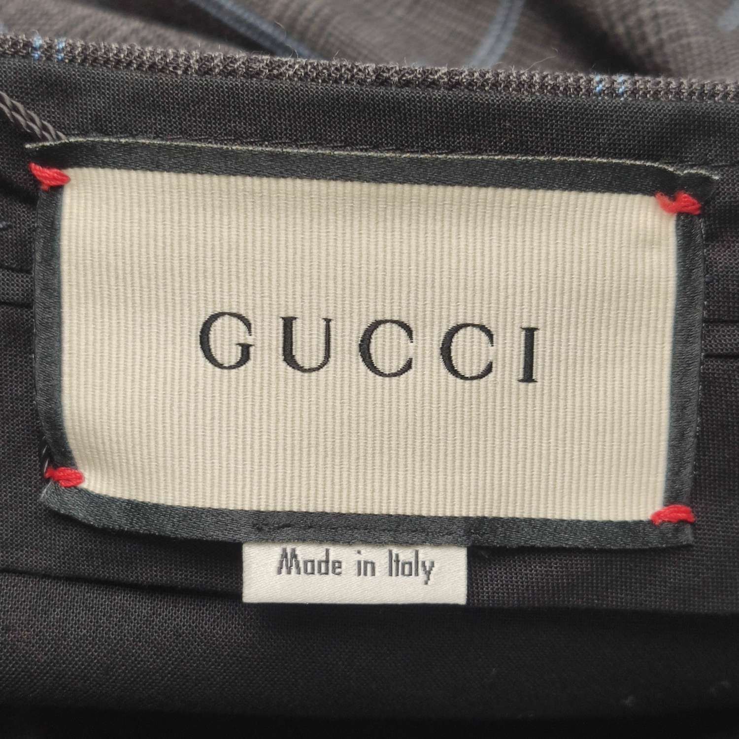 Gucci Gucci Wool-Cotton Blend Colorblock Plaid Trousers M Size 42" / US 20 - 9 Thumbnail