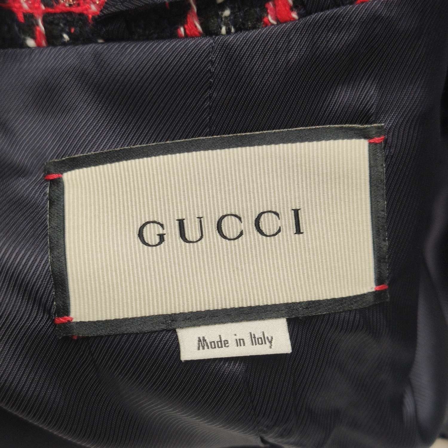 Gucci Gucci XS Check Pattern Single-Breasted Blazer Size XS / US 0-2 / IT 36-38 - 10 Thumbnail