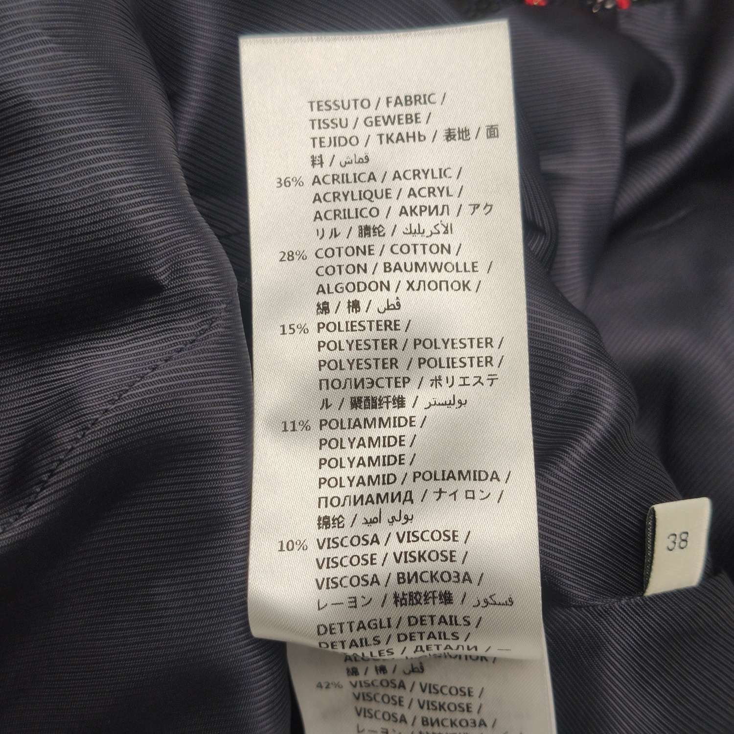 Gucci Gucci XS Check Pattern Single-Breasted Blazer Size XS / US 0-2 / IT 36-38 - 16 Thumbnail