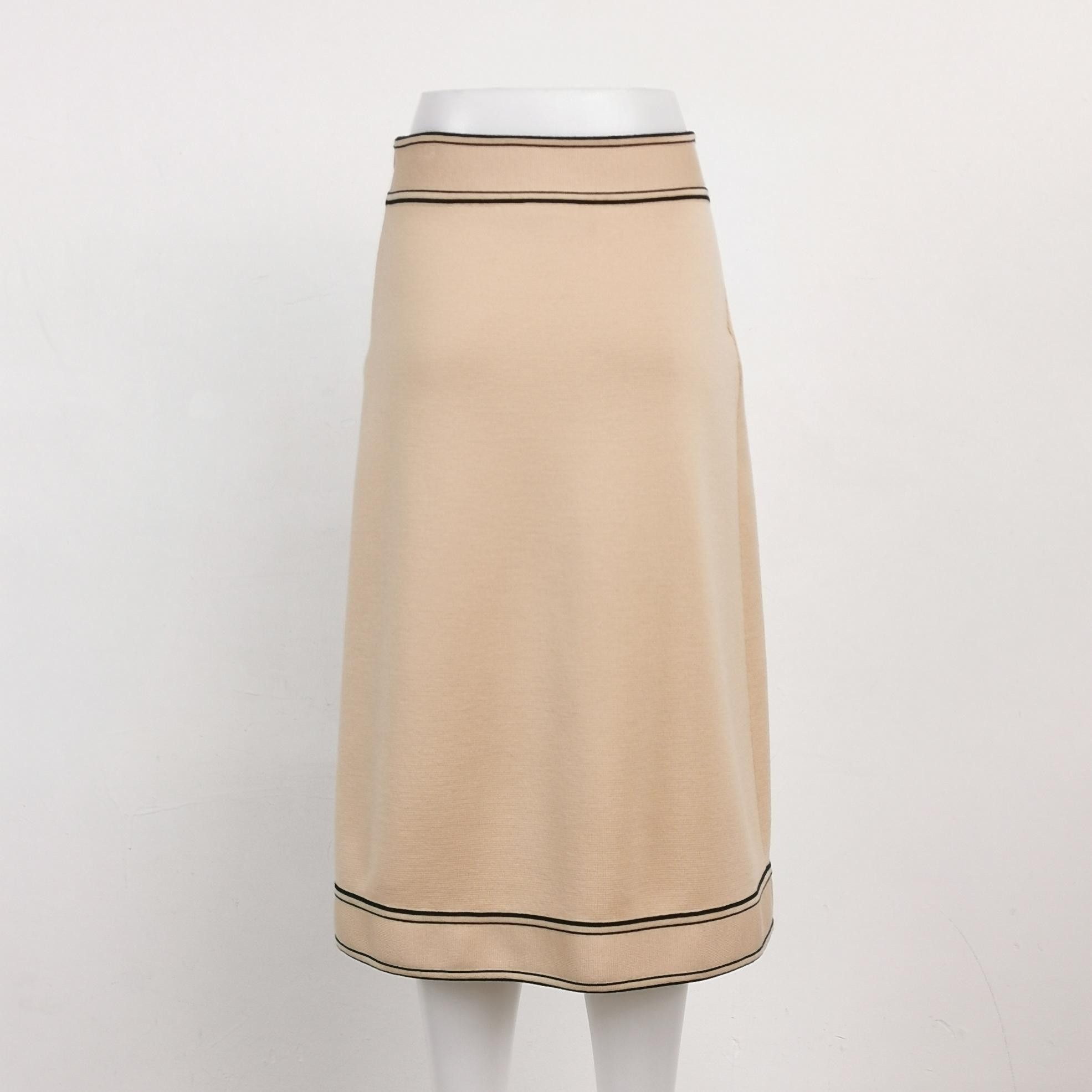 Gucci Gucci Wool Colorblock Stripe Midi Skirt S Size 26" / US 2 / IT 38 - 3 Thumbnail