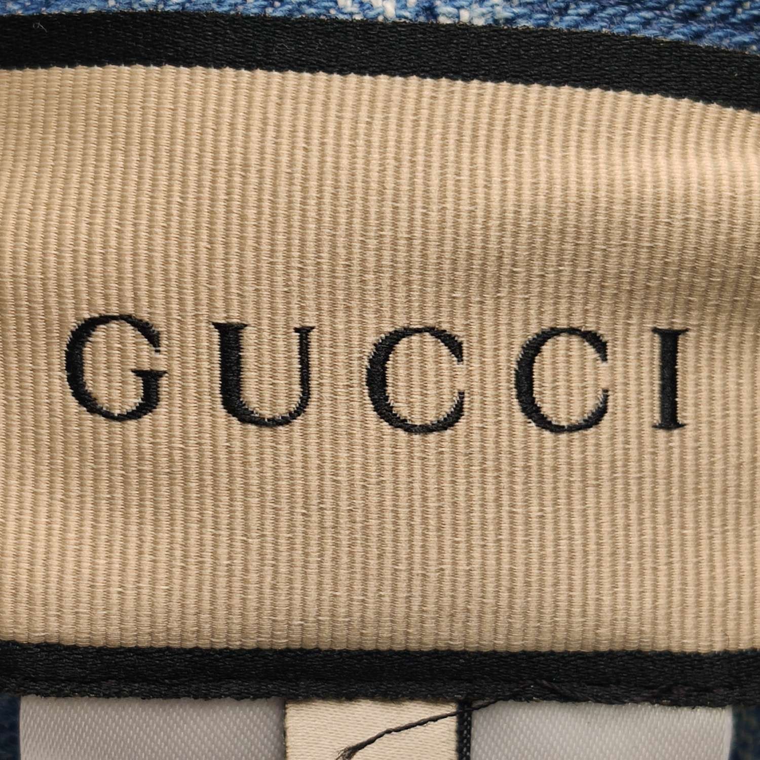Gucci Gucci GG Pattern Denim Jacket XXS Size XXS / US 00 / IT 34 - 13 Thumbnail