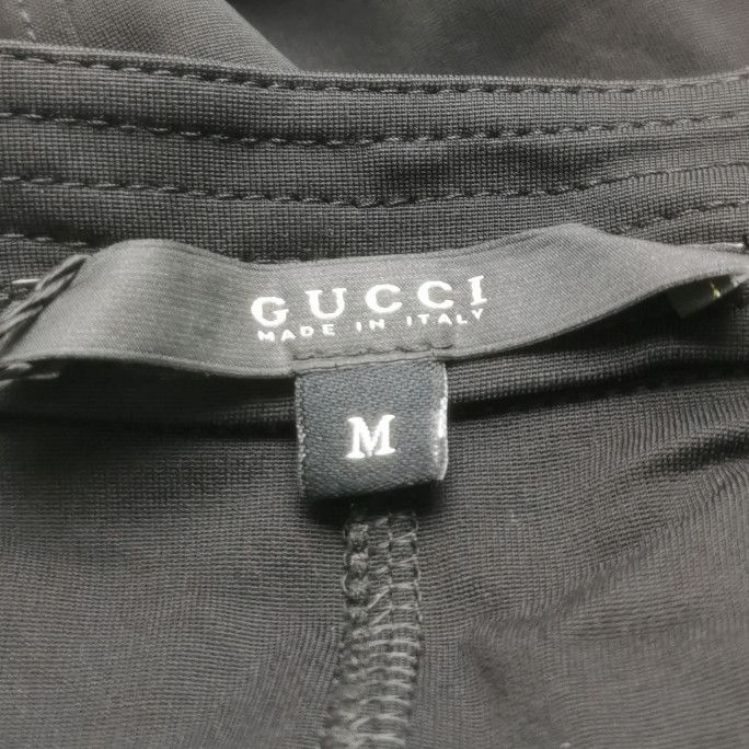 Gucci Gucci M Size Solid V-Neck Lace-Up Dress Size M / US 6-8 / IT 42-44 - 11 Thumbnail