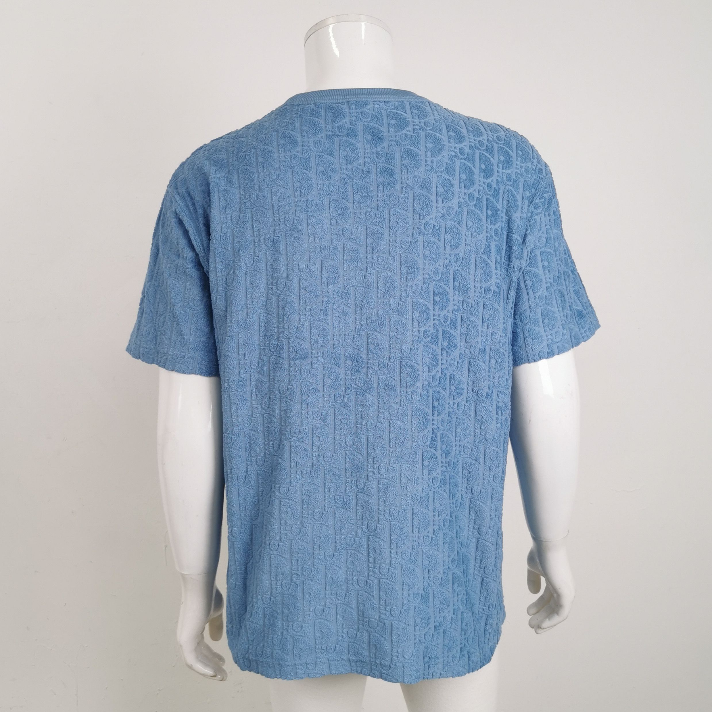 Dior Dior Oblique Print Cotton Crewneck Short-Sleeve T-Shirt XL Size US XL / EU 56 / 4 - 3 Thumbnail