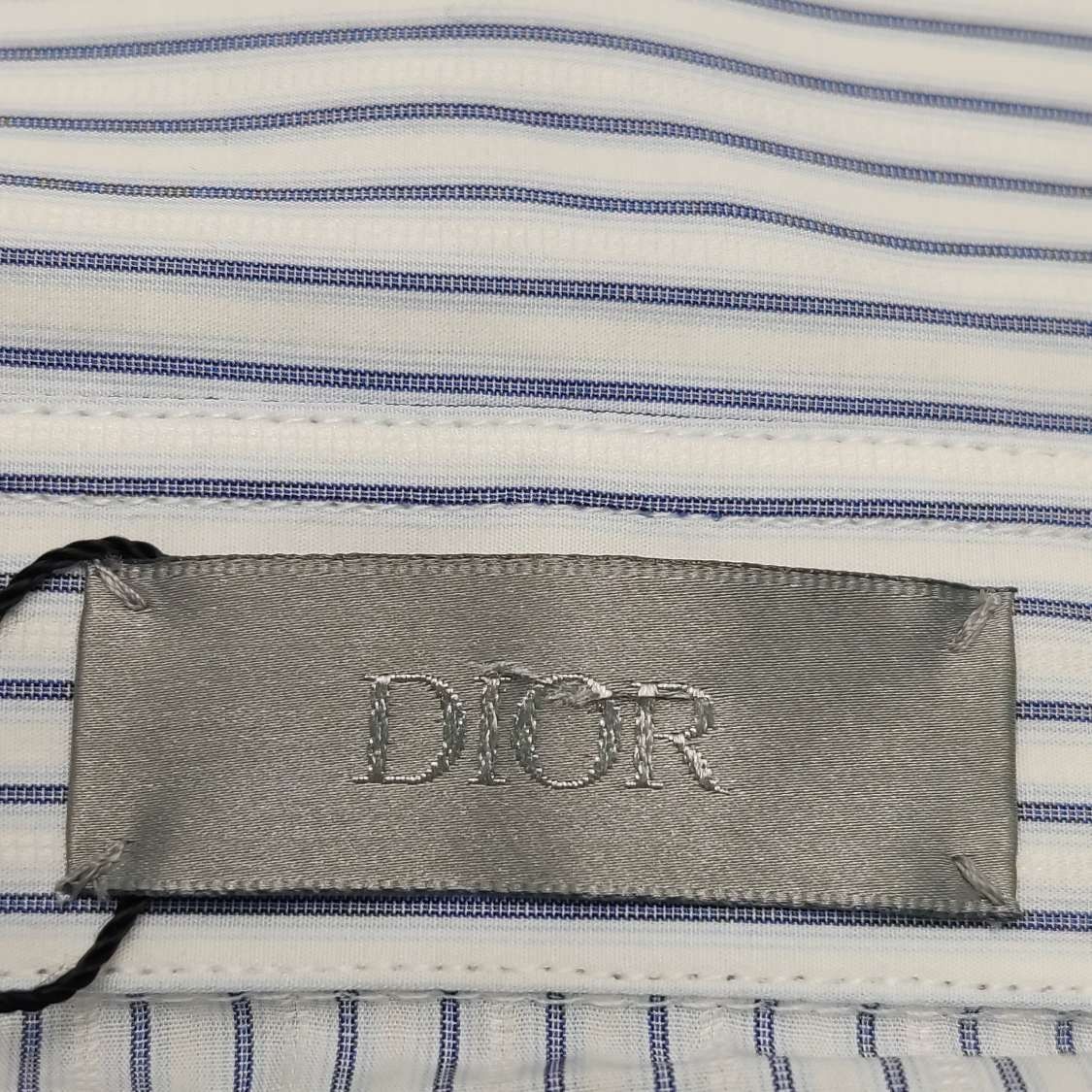 Dior Dior Striped CD Embroidery Short-Sleeve Shirt Size US S / EU 44-46 / 1 - 12 Thumbnail