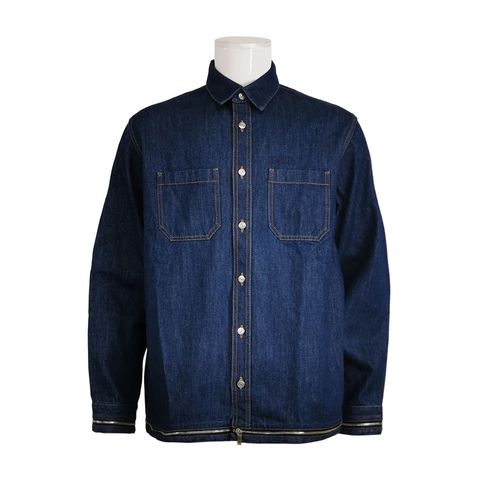 Dior Dior Denim Button-Down Shirt Jacket L/41 Size US L / EU 52-54 / 3 - 2 Thumbnail