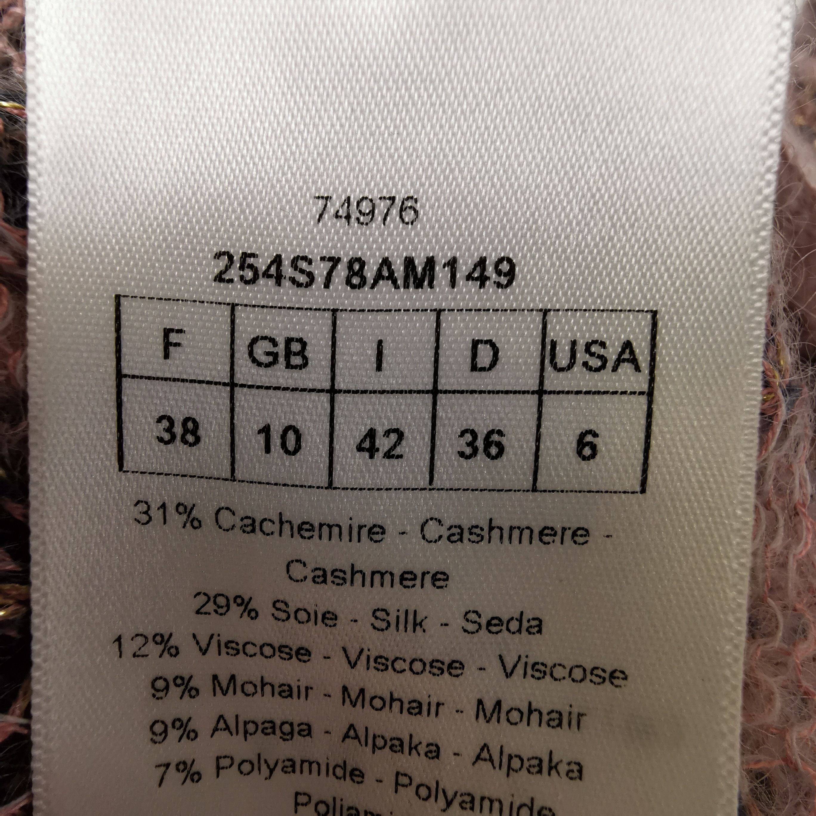 Dior Dior Brocart Pattern Alpaca-Cashmere Sweater Size M / US 6-8 / IT 42-44 - 11 Thumbnail