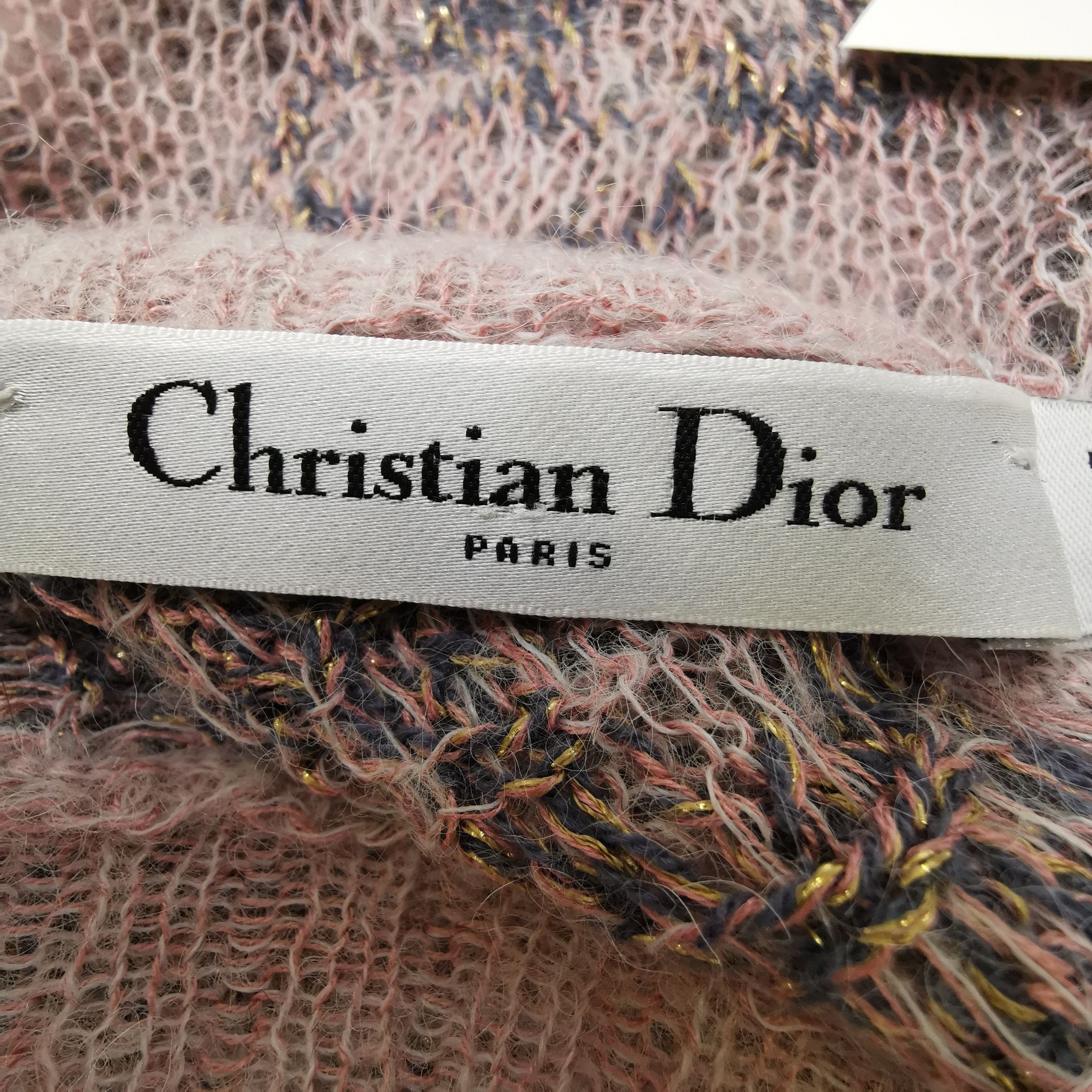 Dior Dior Brocart Pattern Alpaca-Cashmere Sweater Size M / US 6-8 / IT 42-44 - 9 Thumbnail