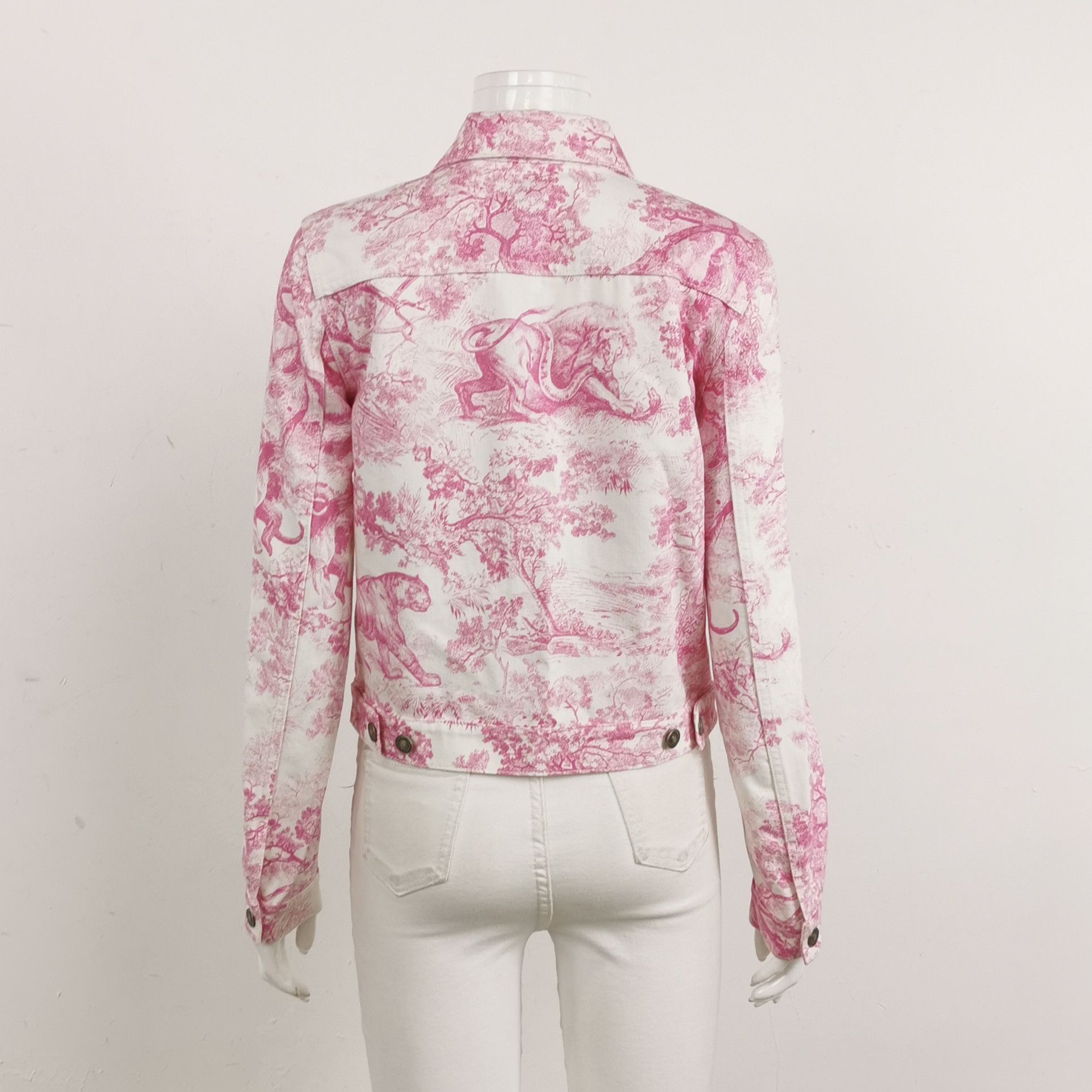 Dior Dior Dioriviera Toile Print Denim Jacket Size M / US 6-8 / IT 42-44 - 3 Thumbnail