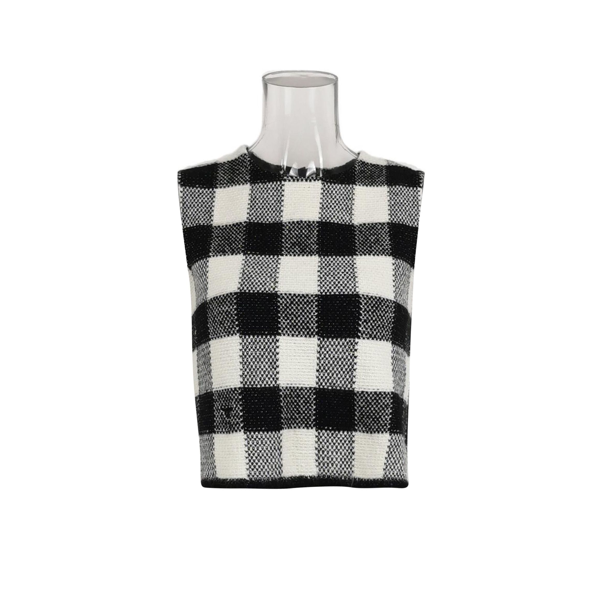 Dior Dior Plaid Wool-Alpaca CD Logo Vest S/US4 Size S / US 4 / IT 40 - 2 Thumbnail