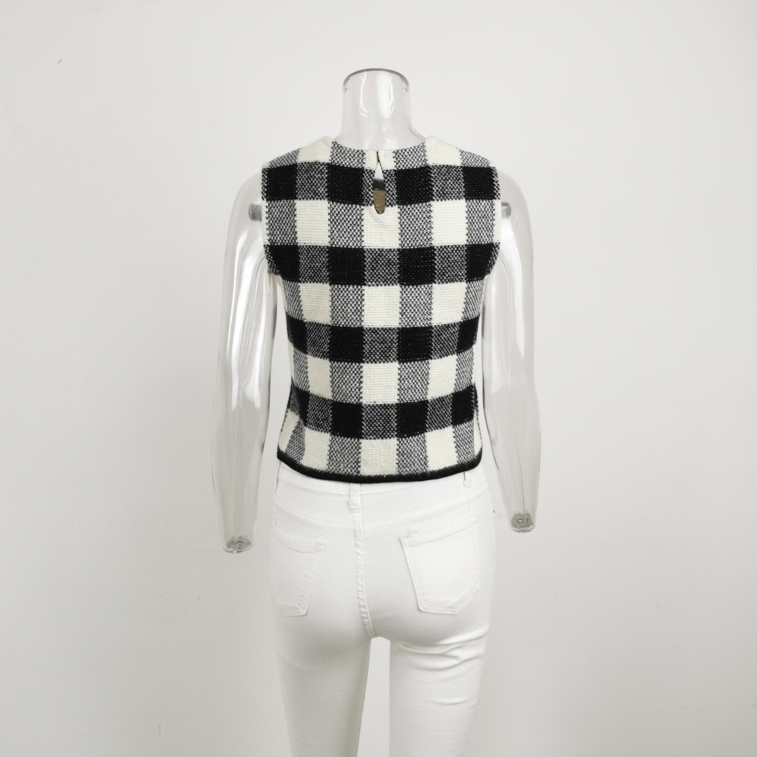 Dior Dior Plaid Wool-Alpaca CD Logo Vest S/US4 Size S / US 4 / IT 40 - 3 Thumbnail