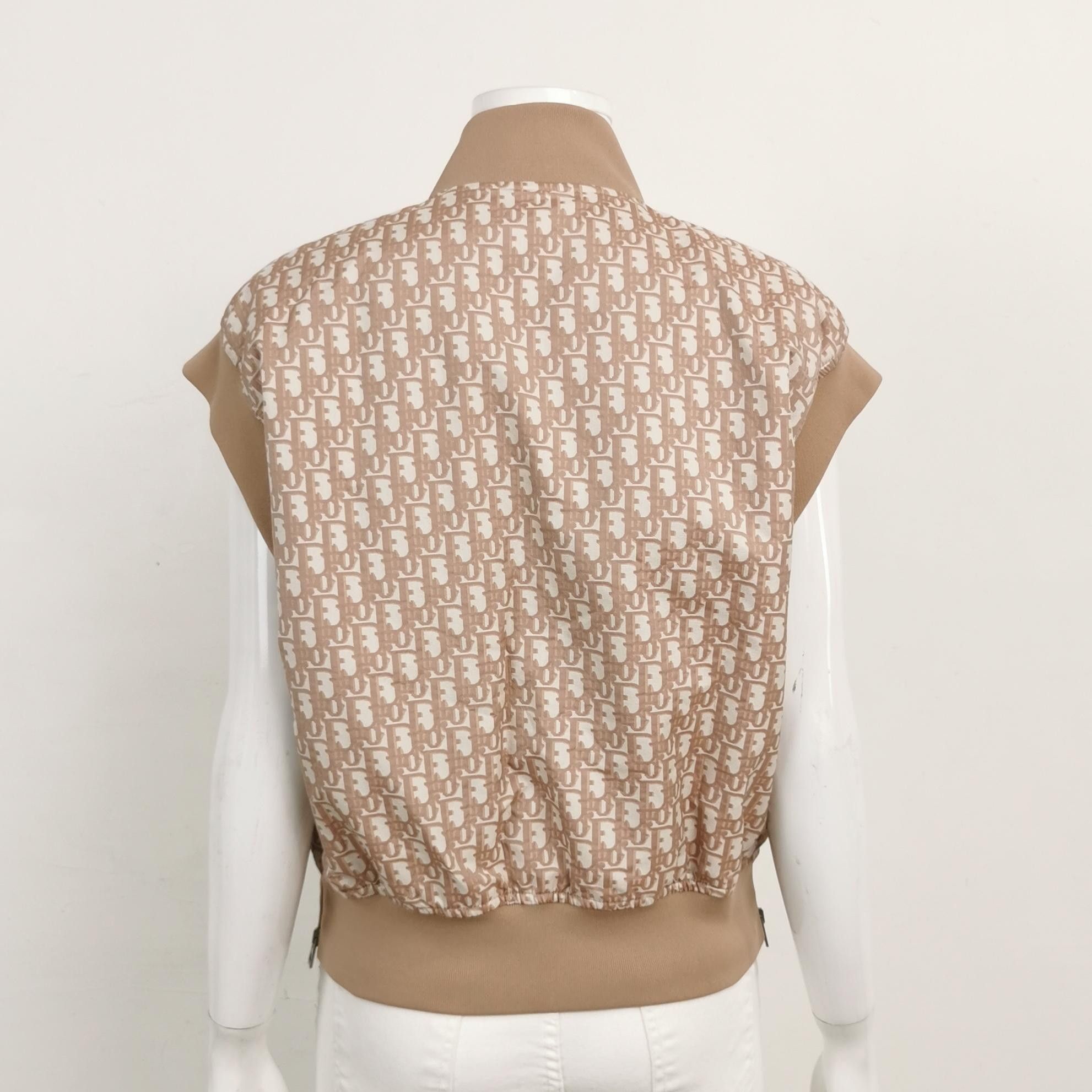 Dior Dior Oblique Print Zip-Up Vest XS Size XS / US 0-2 / IT 36-38 - 4 Thumbnail