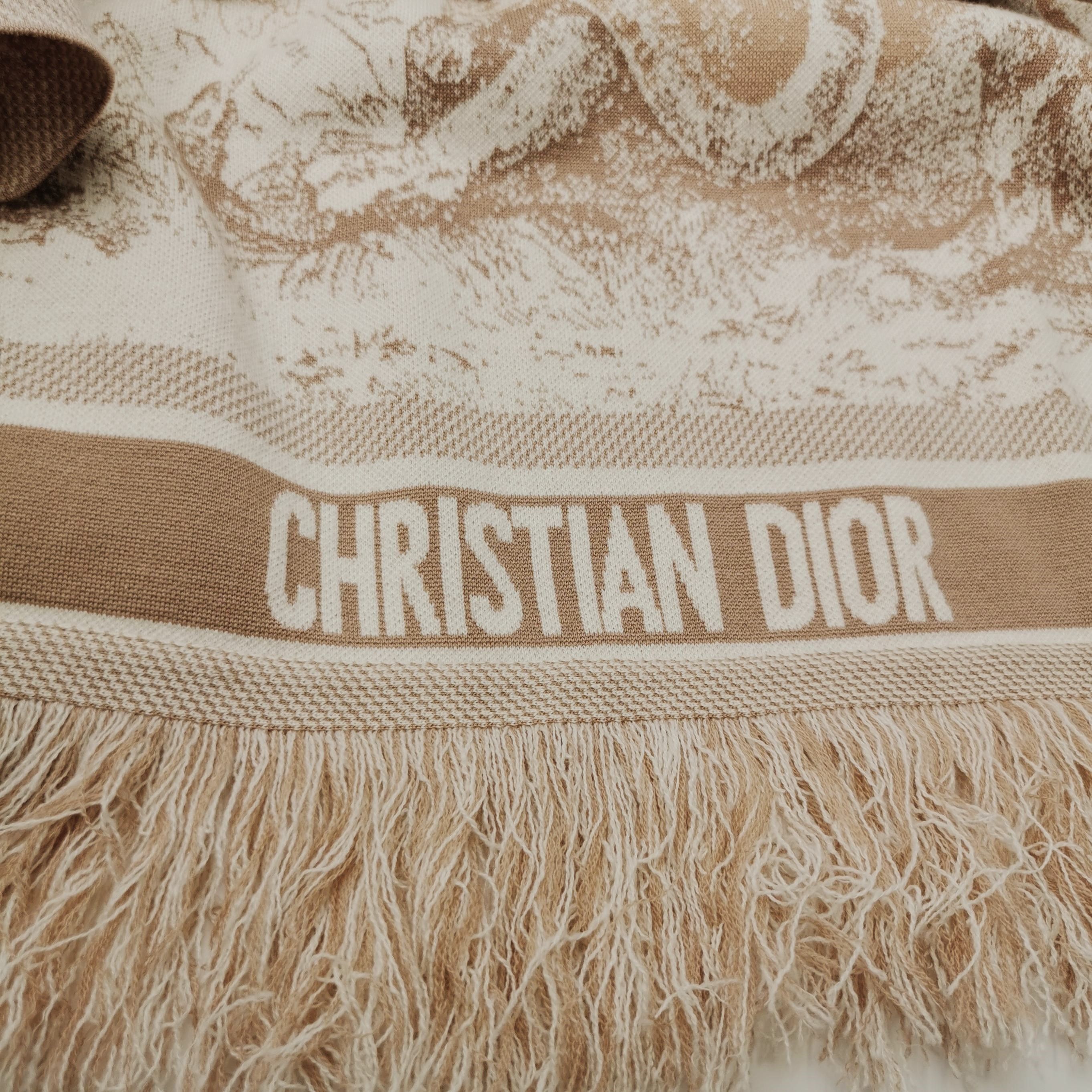Dior Dior Wool-Cashmere V-Neck Belted Tree Print Robe Size L / US 10 / IT 46 - 5 Thumbnail