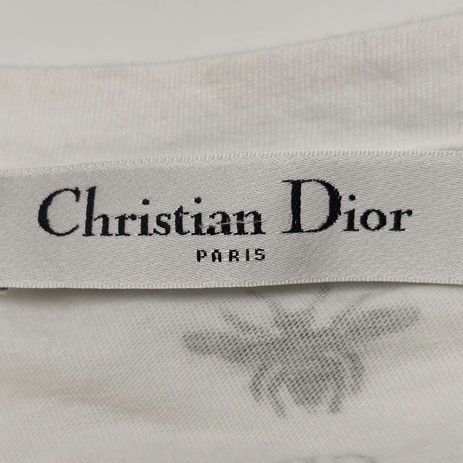 Dior Dior M Cotton-Linen Tiger Print Logo Tee Size M / US 6-8 / IT 42-44 - 10 Thumbnail
