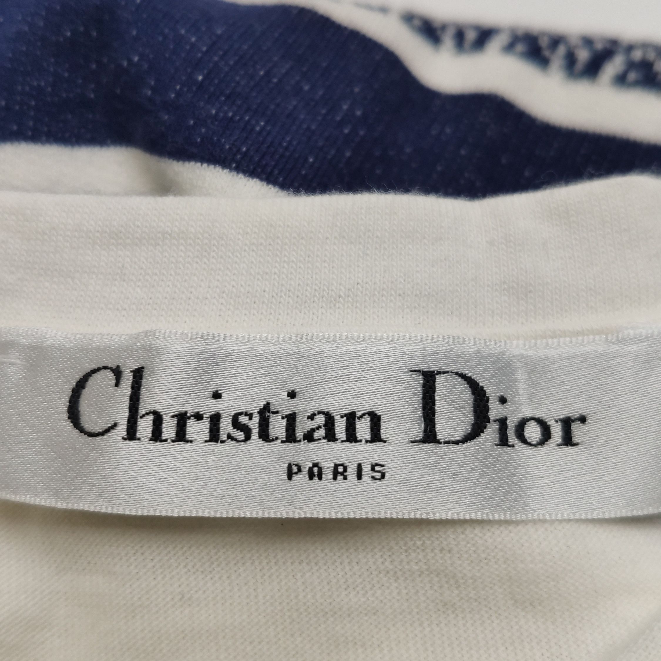 Dior Dior XS Cotton Logo Crew Neck T-Shirt Size XS / US 0-2 / IT 36-38 - 10 Thumbnail