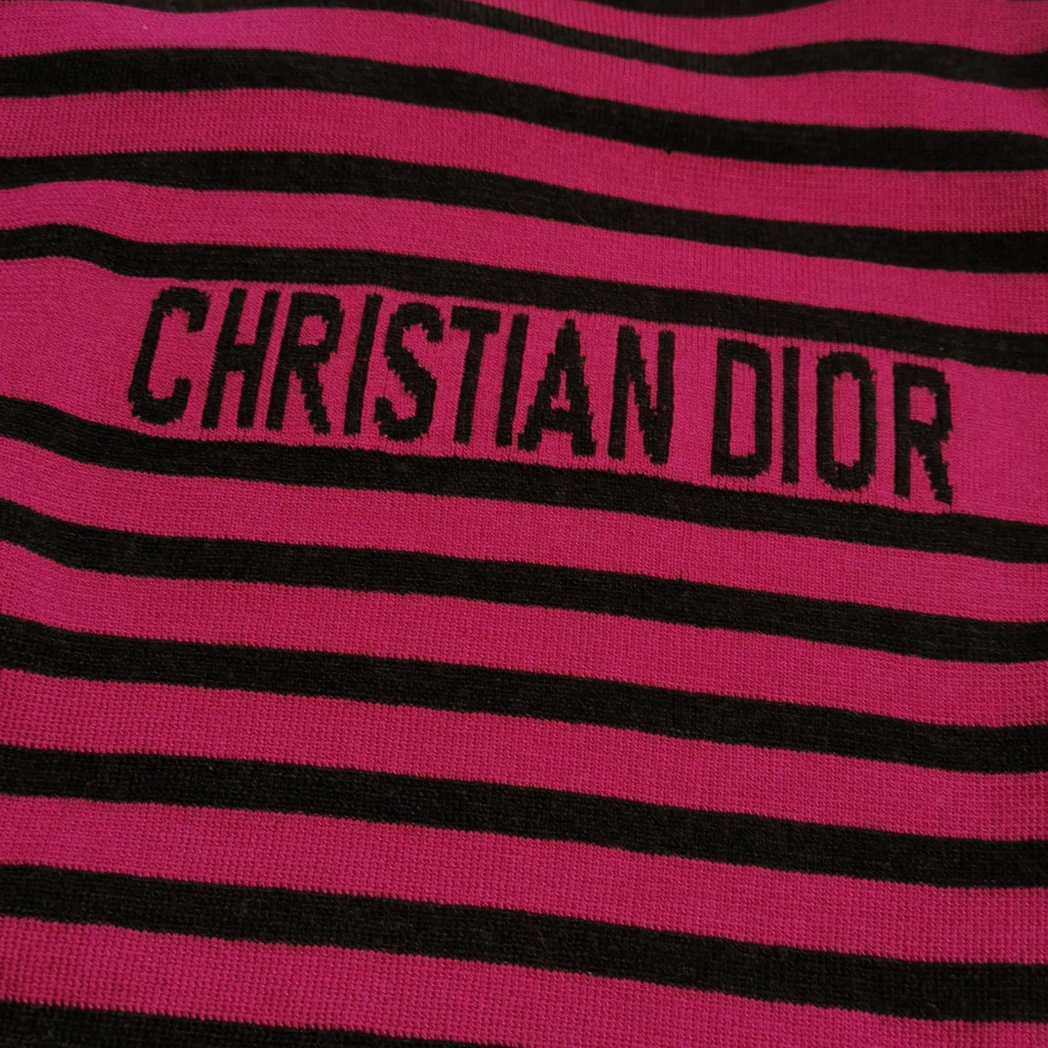 Dior Dior Striped Logo Round Neck Long-Sleeve Sweater Size S / US 4 / IT 40 - 5 Thumbnail