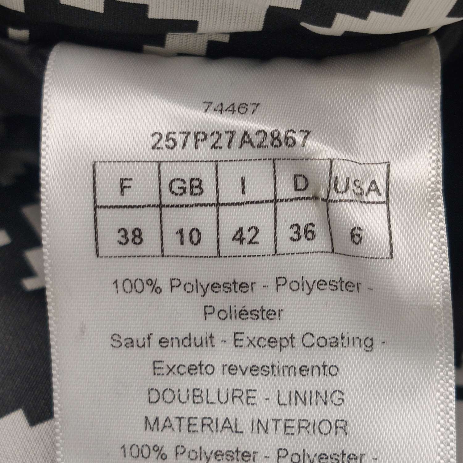 Dior Dior Belted Houndstooth Pants XS Size 34" / US 12 / IT 48 - 16 Thumbnail