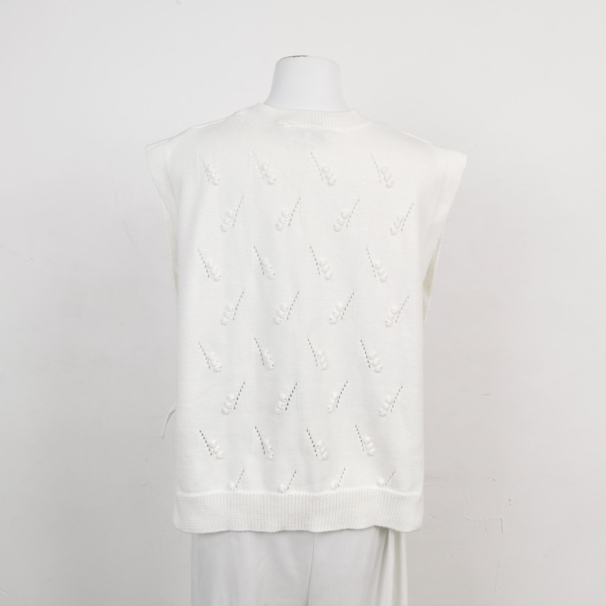 Dior Dior Kids White Cotton Round Neck Vest Size XS / US 0-2 / IT 36-38 - 3 Thumbnail