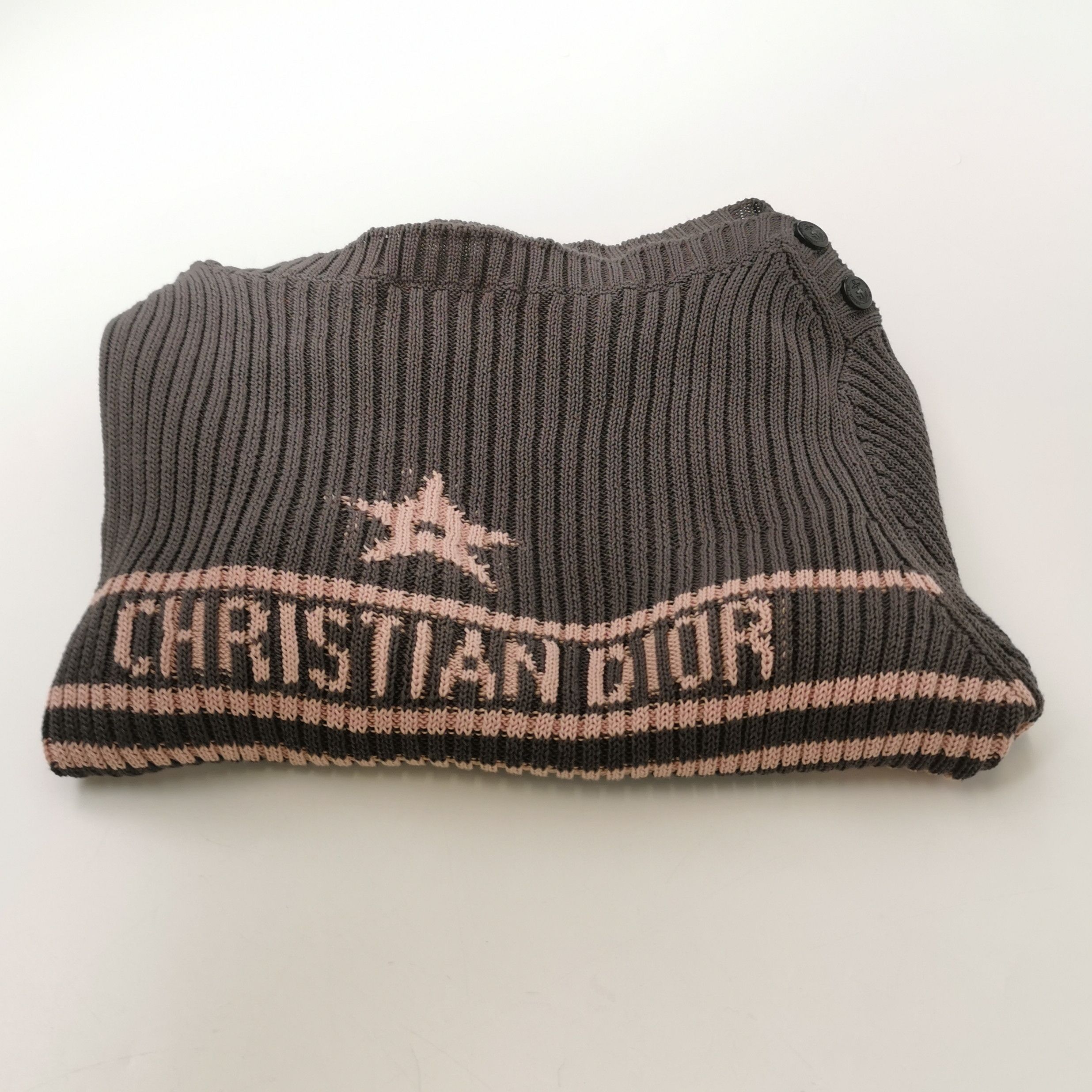 Dior Dior Colorblock Stripe Logo Cotton Sweater US8 Size L / US 10 / IT 46 - 6 Thumbnail