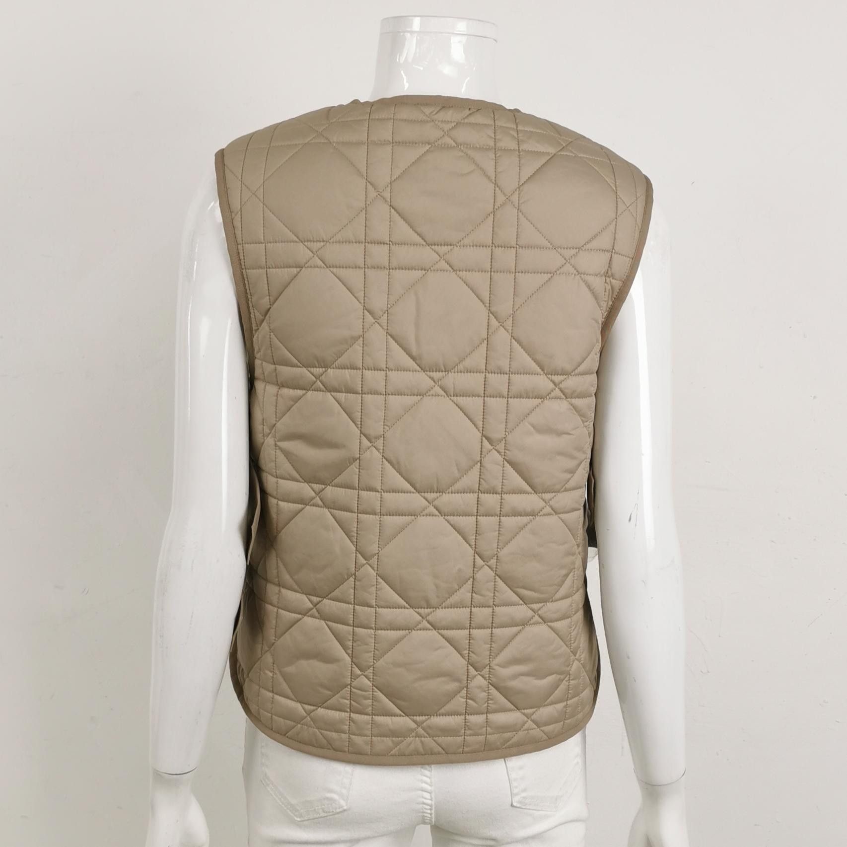 Dior Dior Cannage Quilted Sleeveless Vest S Size S / US 4 / IT 40 - 4 Thumbnail