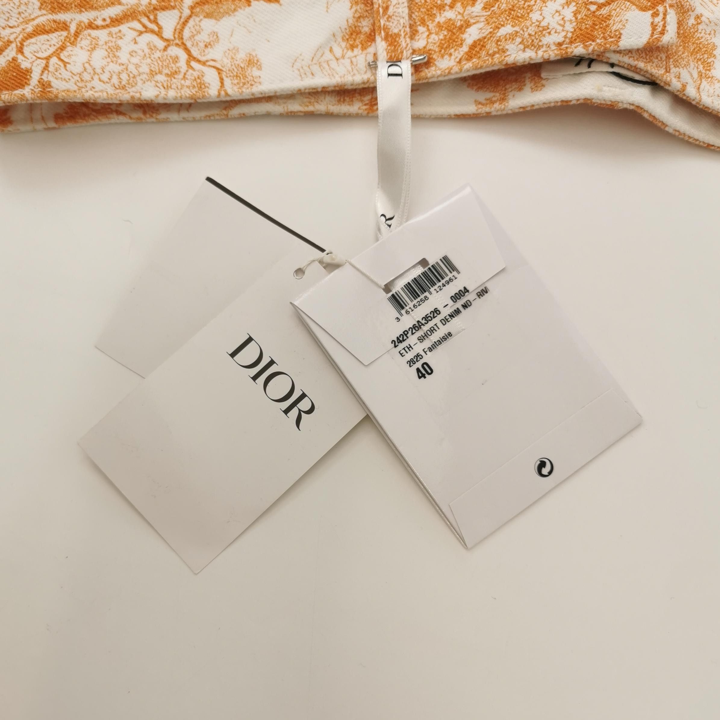 Dior Dior Dioriviera Cotton Toile Print Shorts Size 29" - 7 Thumbnail